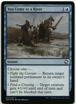 MTG You Come to a River FOIL C Adventures in the Forgotten Realms 83 LP - Image 1