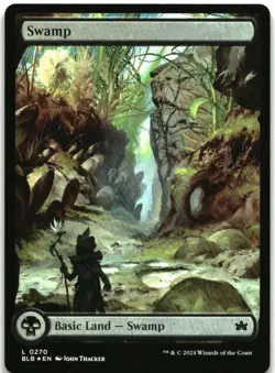 MTG Swamp (0270) FOIL L Bloomburrow 270 LP - Image 1
