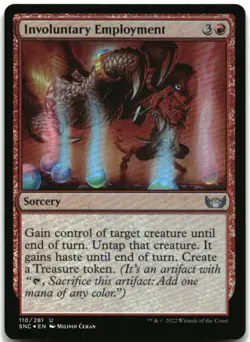 MTG Involuntary Employment FOIL U Streets of New Capenna 110 LP - Image 1
