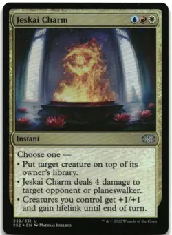 MTG Jeskai Charm FOIL U Double Masters 2022 232 LP - Image 1