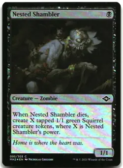 MTG Nested Shambler FOIL C Modern Horizons 2 95 LP - Image 1