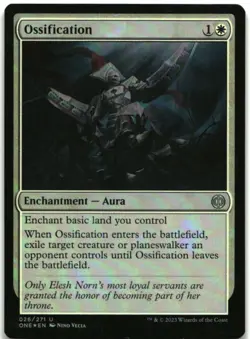 MTG Ossification FOIL U Phyrexia: All Will Be One 26 LP - Image 1