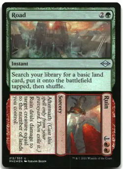 MTG Road // Ruin FOIL U Modern Horizons 2 212 LP - Image 1