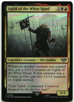 MTG Ugluk of the White Hand FOIL U Universes Beyond: The Lord of the Rings: Tale - Image 1
