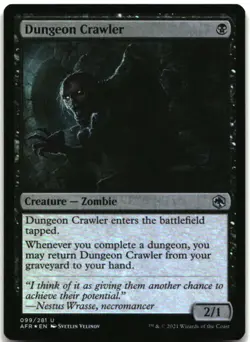 MTG Dungeon Crawler FOIL U Adventures in the Forgotten Realms 99 LP - Image 1