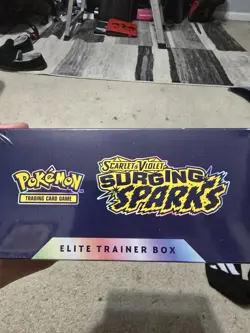 Pokemon TCG Surging Sparks Elite Trainer Box Factory Sealed - Image 4