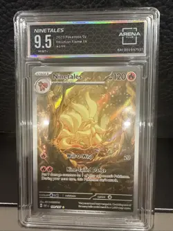 2023 POKEMON SV3-RULER OF THE BLACK FLAME ART RARE #110 NINETALES - Image 1