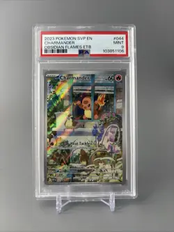 Obsidian Flames Charmander Pokemon ETB SVP 044 PSA 9 Mint - Image 1