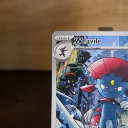 Nintendo Pokemon TCG Weavile Illustration Rare Holo 228/217 EN 2026 HP 100 - Image 2