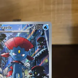 Nintendo Pokemon TCG Weavile Illustration Rare Holo 228/217 EN 2026 HP 100 - Image 3