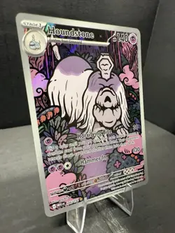 Houndstone 145/132 Me01: Mega Evolution Holo Illustration Rare Pokemon Near Mint - Image 2