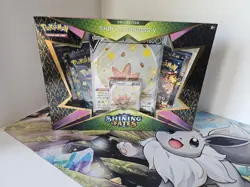 Pokemon TCG Shining Fates Shiny Eldegoss V Box NEW SEALED 820650809828 - Image 1