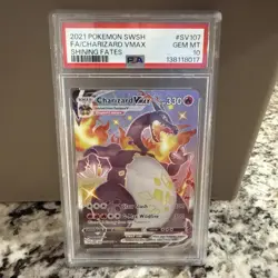 Pokemon TCG Shining Fates Charizard VMAX SV107/SV122 2021 Shiny - Image 1