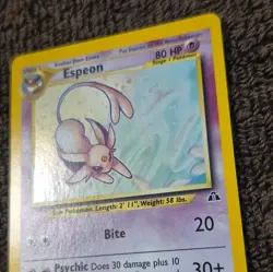 Espeon Holo Rare Neo Discovery 1/75 Pokemon TCG 2001 NM Gradeable!!! - Image 4