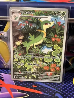 Pokemon TCG Servine Illustration Rare Black Bolt NM Condition 88/86 - Image 1