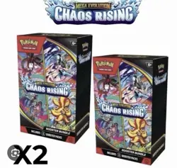 2x Pokemon TCG CHAOS RISING Booster Bundles - FACTORY SEALED - IN HAND - Image 1