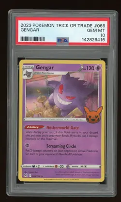 2023 Pokemon Trick or Trade #066 Gengar Holo PSA 10 GEM MINT - Image 1
