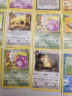Team Rocket WOTC Vintage Pokemon Bundle 2000 (All LP Condition) - Image 4