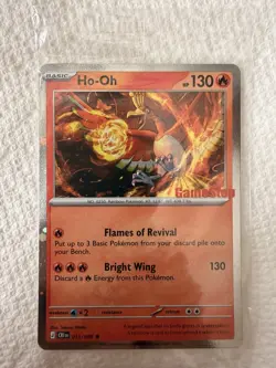Pokemon TCG Chaos Rising Ho-Oh 010/086 Holo GameStop Stamped Promo NM SEALED - Image 1