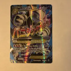 Pokemon M Mewtwo EX Full Art Ultra Rare Holo 159/162 Breakthrough HP230 2015 - Image 1