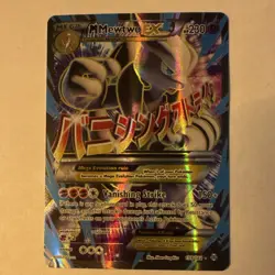 Pokemon M Mewtwo EX Full Art Ultra Rare Holo 159/162 Breakthrough HP230 2015 - Image 2