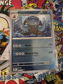 Pokemon Mamoswine #025/094 Reverse Holo Phantasmal Flames English - Image 1