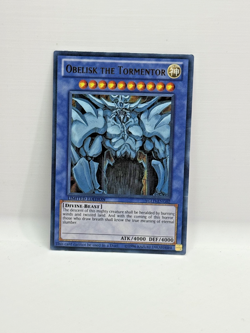 Obelisk the Tormentor YGLD-ENG02 Ultra Rare Limited Edition Blue Black Yu-Gi-Oh - Image 1