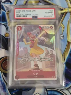 One Piece CCG Uta Japanese Alternate Art OP09-002 PSA 10 Gem Mint - Image 1