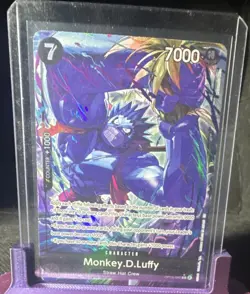 One Piece Monkey.D.Luffy OP15-092 Character Foil Counter +1000 7000 Power - Image 1