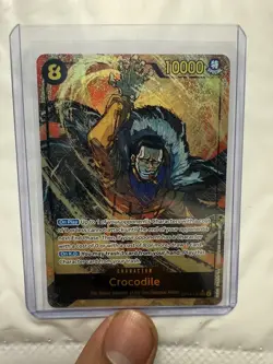 Crocodile OP14-120 - Alternate Art - The Azure Sea's Seven Sec - One Piece - Image 1
