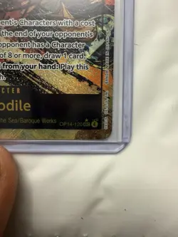 Crocodile OP14-120 - Alternate Art - The Azure Sea's Seven Sec - One Piece - Image 4