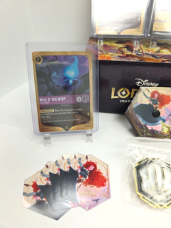 Disney Lorcana: S12 Wilds Unknown Complete Retail Promo Kit Pins/Cards/Counter - Image 3