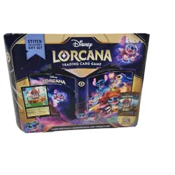 Disney Lorcana Azurite Sea Stitch Collector Gift Set Portfolio 4 Booster Packs - Image 1