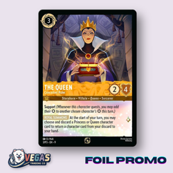 The Queen Conceited Ruler 3/P3 Foil Promo Fabled NM Disney Lorcana DLPC - Image 1