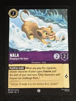 Disney Lorcana Winterspell Nala - Romping in the Snow 35/204 NM - Image 1