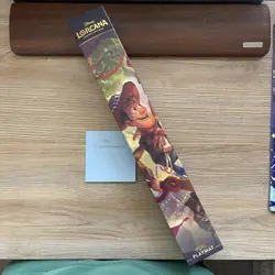 Disney Parks Lorcana Foil Playmat Toy Story Woody Buzz Lightyear Exclusive NEW - Image 1