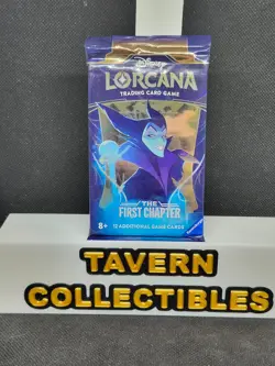 Disney Lorcana TCG: The First Chapter Booster Pack SEALED - Image 1
