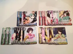 Weiss Schwarz Nisemonogatari booster pack set of common cards x1 - Image 1