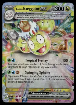 Pokemon Cards Alolan Exeggutor ex 133/191 Surging Sparks Double Rare NM - Image 1