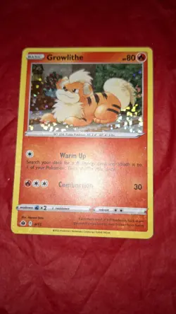Growlithe Card 4/15 Holo McDonald's 2022 Near Mint pokemon cards - Image 1