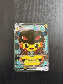 Greymon Pikachu VCOS - Custom Card Pokemon - Image 1