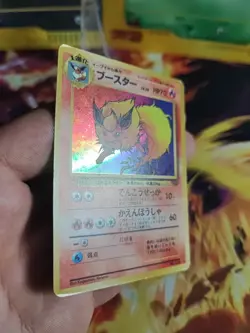 Pokemon Karte Card Flamara Flareon Jungle Dschungel Holo Wotc japanese NM- - Image 3