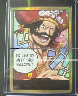 One Piece TCG English OP13 GOLD Don!! Card - Carrying On His Will - Image 1