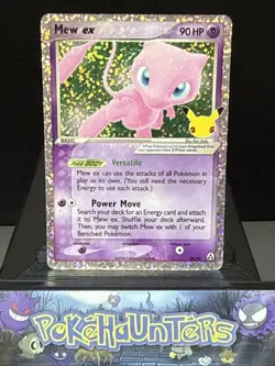 Pokemon Card Mew EX 88/92 25th Anniversary Celebrations Set Near Mint - Image 1
