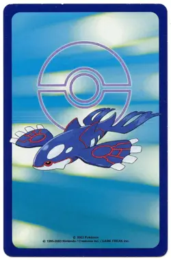 2003 Pikachu Ace of Spades Pokemon Sapphire Japanese Poker Playing Card - Image 3