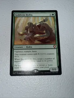 x1 Goldvein Hydra M MTG Commander: Secrets of Strixhaven M/NM, English - Image 1