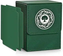Card Deck Box for MTG, Magic Commander Deck Box Fits 200+ Cards without Sleeves - Image 1