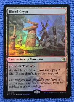 MTG 1x Blood Crypt 0262 Lorwyn Eclipsed ECL Foil - Image 1