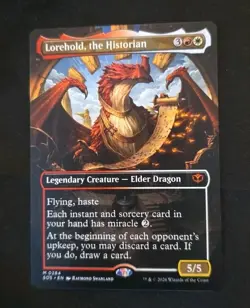 MTG Secrets of Strixhaven BORDERLESS M Lorehold, the Historian #0284 Magic - Image 1