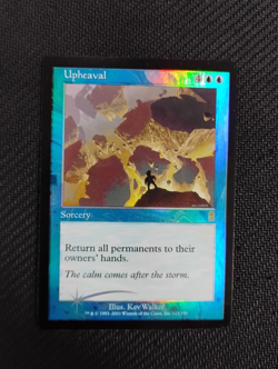 Upheaval. Sorcery. MTG Card. Odyssey. Old Border FOIL. LP - Image 1